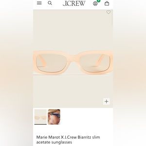 JCREW sunglasses, gently used. One size, yellow color. Sold out online